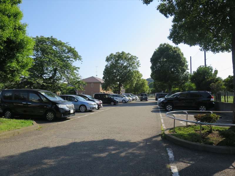 大津公園の駐車場